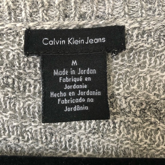 Women's Calvin Klein Oversized Grey Sweater Size Medium - Picture 6 of 7